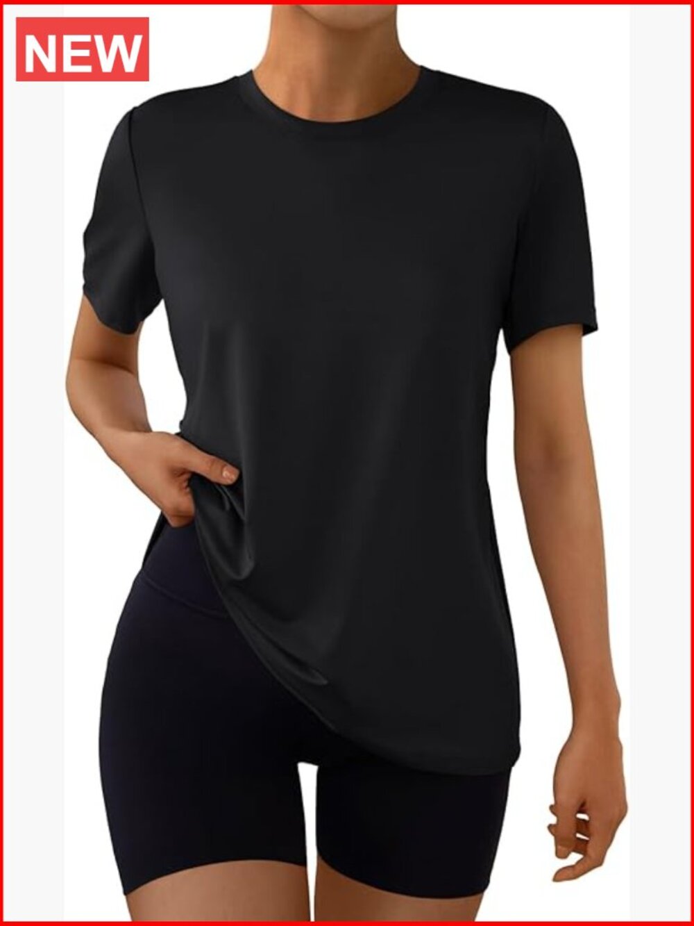 Women's Short Sleeve Workout Top Moisture Wicking Quick Dry Athletic T-Shirt
